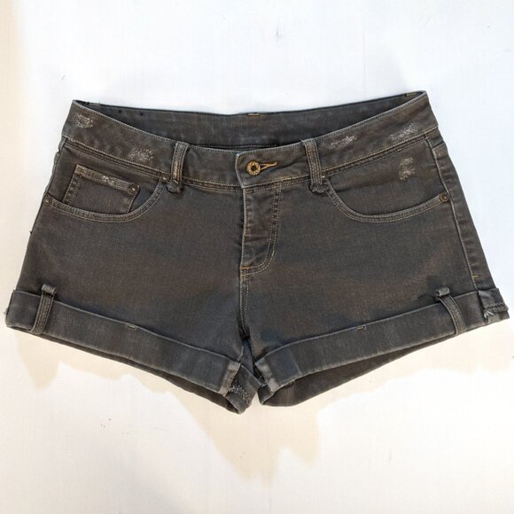 Vintage Y2K Volcom Stone Distressed Low Rise Shorts - Size 7 - Picture 2 of 7